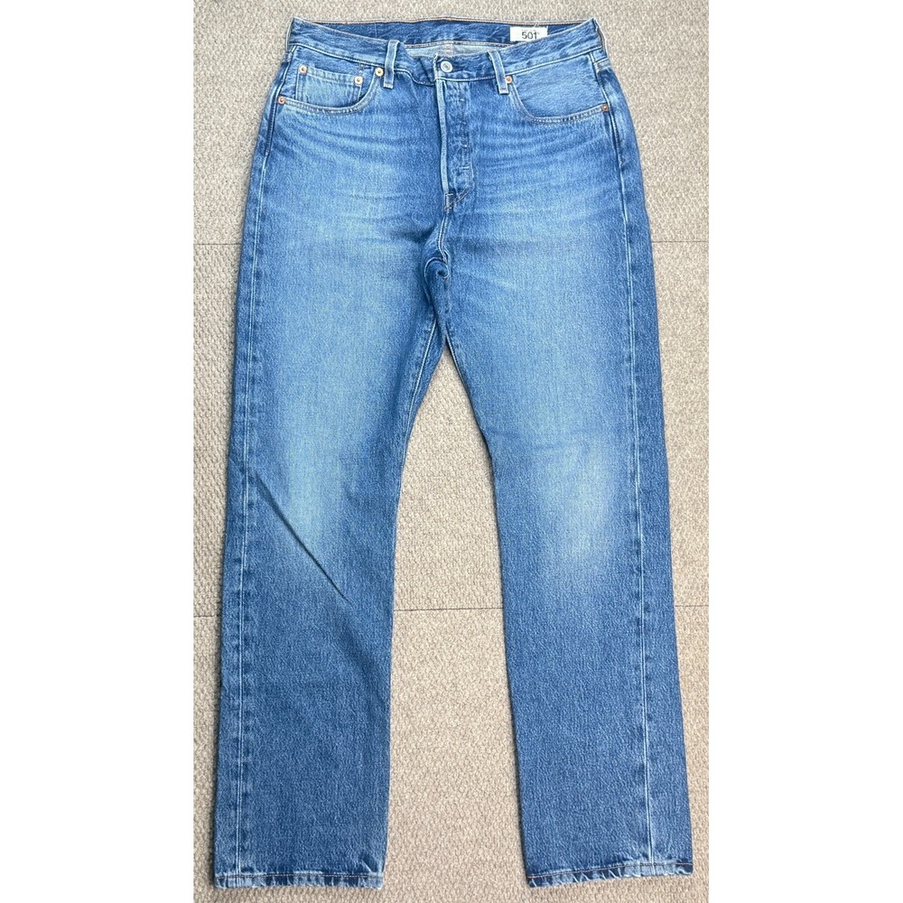 Levi's 501xx Plant Based Button Fly Men's 5 Pocket Denim Jeans Size 29x30